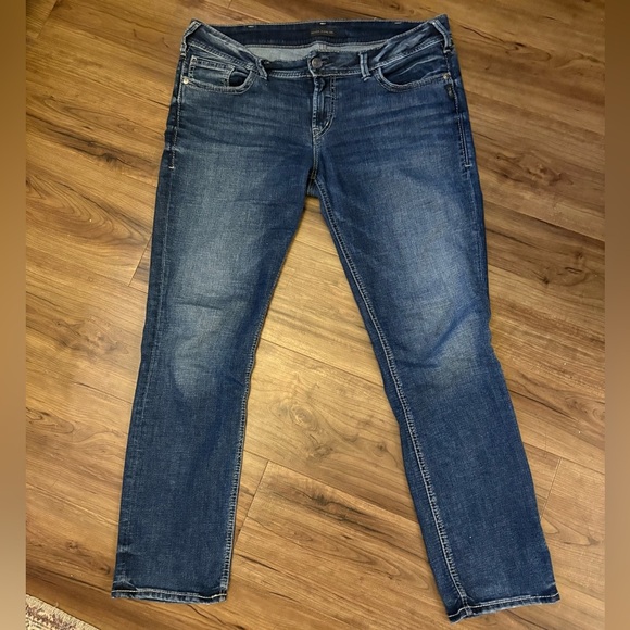 Silver Jeans Indigo Straight Leg Classic Denim - Picture 2 of 8